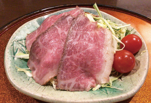 HIDA beef roast beef and prosciutto salad