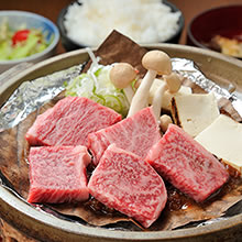 HIDA beef and HOUBA Miso set