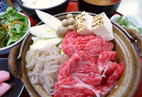HIDA beef SUKIYAKI set