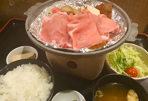 HIDA pork rose slice  HOUBA Miso set