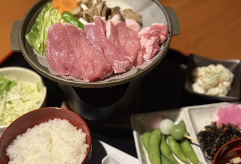 HIDA pork roasted on a hot plate set(120g)