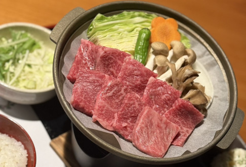 HIDA beef KALBI grilled on a stone plate set(120g)