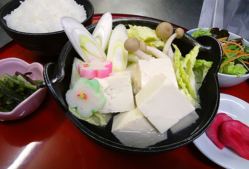 高山とうふの湯どうふ御膳