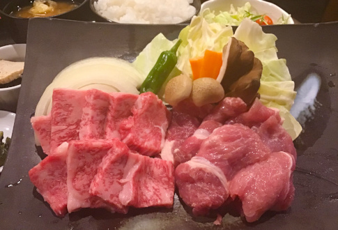 飛騨牛カルビ & 飛騨豚 バーベキューセット