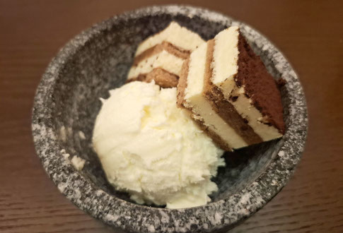 チョコケーキ&バニラ